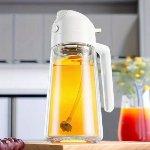 Oil Spray Bottle Kitchen Plastic Dispenser Sprayer Jar Baking Roasting BBQ Cooking Tool