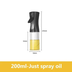 Oil Spray Bottle Kitchen Plastic Dispenser Sprayer Jar Baking Roasting BBQ Cooking Tool