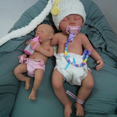 Reborn Baby Doll 12-Inch Lifelike Soft Touch Newborn Preemie Toddler Girl Boy Realistic Gift