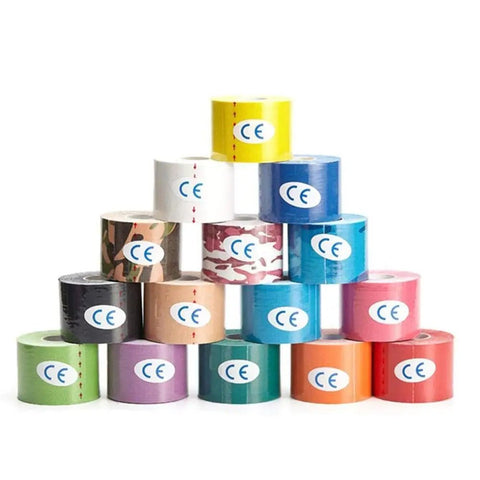 Kinesiology Tape Roll Cotton Elastic Adhesive Muscle Strain Injury Sports Recovery Bandage Sticker
