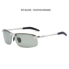 Photochromic Sunglasses Men Polarized Transition Driving Day Night Vision Color Change Eyewear