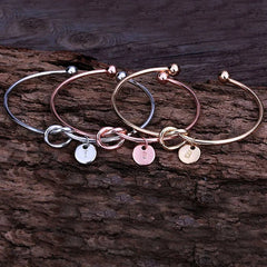 Initial Letter Bracelet Women Personalized Bridesmaid Wedding Valentine's Day Party Favor Jewelry Gift