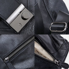 Women's Faux Leather Anti Theft Backpack Travel Bag Large Capacity Girl's School Bag