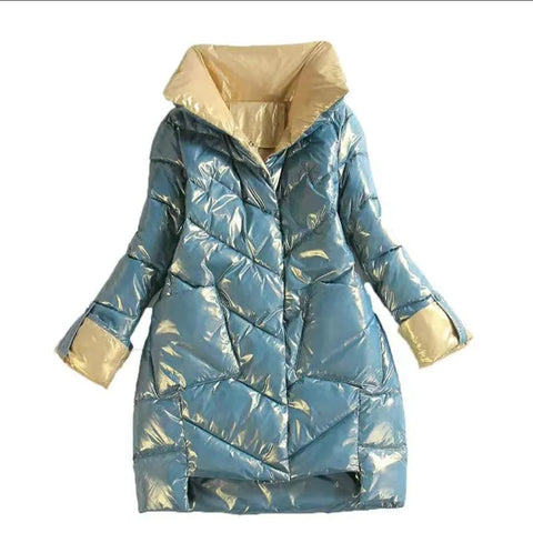 Winter Coat Women Hooded Eco-Friendly Materials Warm Casual Contemporary Fashion Outerwear Jacket