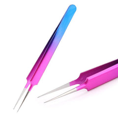 Eyelash Extension Tweezers Professional Stainless Steel Straight Curved Volume Precision Lash Tool