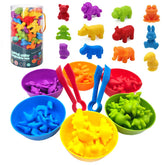 Montessori Rainbow Counting Math Toys