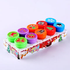 Animal Stampers Kids 10-Piece Wild Jungle Safari Multicolor Self-Ink Stamps Educational Gift