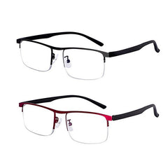 Progressive Reading Glasses Unisex Multifocal Anti-Blue Light Dual-Use Auto Adjustment Eyewear