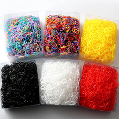 2000 Piece Lot Girls Hair Bands Hair Accessories Nylon Rubber Bands Elastic Headband for Children Ponytail Holder Bands Kids