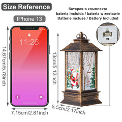 Christmas LED Lantern Light Merry Xmas Home Decoration Tree Ornament Holiday Craft Supply Decor