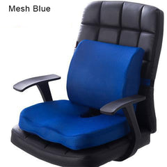 Orthopedic Seat Cushion with Memory Foam Hemorrhoids For Car Office Home Chair Lumbar Support Breathable Pillow