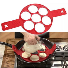 Pancake Egg Mold Nonstick Ring Maker Round Heart Shape Egg Cooker Kitchen Baking Accessory Tool