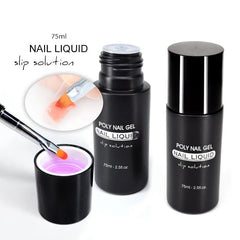 Nail Gel Liquid Acrylic Soak Off UV LED Extension Brush Tip Polish Manicure Slip Solution Tool
