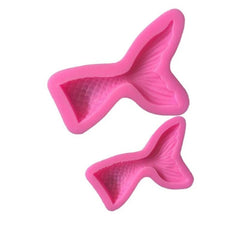 Silicone Pastry Mold Mermaid Tail Pattern Gum Paste Chocolate Cake Candy Cupcake Decorating Tool