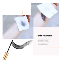 Mascara Fiber Lash Black Primer Black Lash Mascara Volume and Length Eyelash Extension Mascara Eye Lashes Brush Makeup Long-Lasting Waterproof Smudge Proof Mascara Curved Design