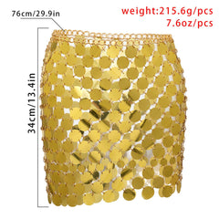 Silver Sequin Mini Skirt Women Sparkly Glitter Party Club Bodycon Night Out Festival Sexy Short Skirt