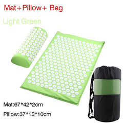 Acupressure Massage Mat Spike Cushion Stress Relief Back Body Pain Yoga Acupuncture Massager