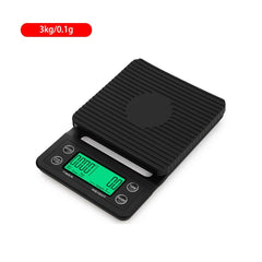Digital Kitchen Scale 3-5kg Coffee Drip Timer Portable Electronic LCD High Precision Cooking Tool