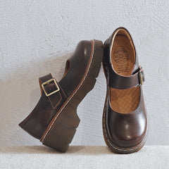 Mary jane shoes brown