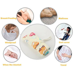 Nursing Cover Baby Feeding Breathable Breastfeeding Poncho Adjustable Privacy Apron Outdoor Cloth