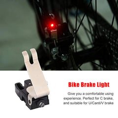 Mini Bicycle Brake Light Rear Tail Mount Bike Light LED Cycling Bright Light Waterproof LED Brake Lamp Cycling Accessories