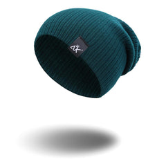 Knitted Beanie Unisex Warm Slouchy Casual Winter Hat Cold Weather Fashion Accessory