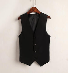 Business Vest Women Thin Loose V-Neck Single Breasted Elegant Office Casual Fashion Top