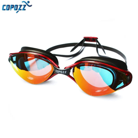 Swim Goggles Unisex Professional Anti-Fog UV Protection Adjustable Waterproof Silicone Swimming Eyewear