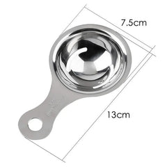 Egg White Separator Stainless Steel Egg Yolk Filter Kitchen Accessories Separating Funnel Utensil