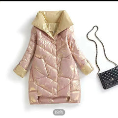 Winter Coat Women Hooded Eco-Friendly Materials Warm Casual Contemporary Fashion Outerwear Jacket
