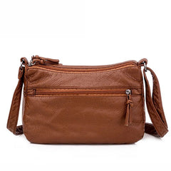 Shoulder Bag Women PU Leather Messenger Matching Fashion Handbag Casual Everyday Purse Gift