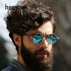 Round Sunglasses Unisex Metal Retro Vintage Fashion UV400 Casual Everyday Eyewear