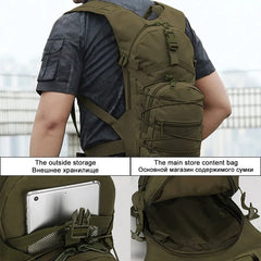 Tactical Backpack 15L 800D Oxford Military Grade Hiking Outdoor Cycling Climbing Camping Sports Bag