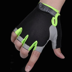 Cycling Gloves Unisex Anti-Slip Anti-Sweat Half Finger Breathable Anti-Shock Sports Bike Bicycle Gloves