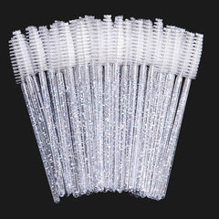 Eyelash Brush Comb Disposable Crystal 50-300 Pcs Lash Extension Mascara Wand Professional Makeup Tool