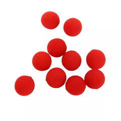 Magic Finger Sponge Ball 10-Pack 2.5-4.5cm Classic Magician Illusion Close-Up Stage Trick Accessories