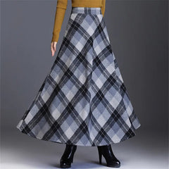 Grey Plaid skirt