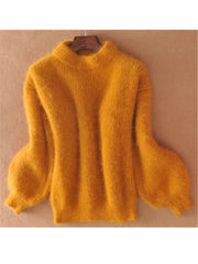 Fluffy Sweater orange