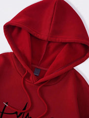 Hoodie Women Faith Hope Love Graphic Loose Fleece Sweatshirt Casual Streetwear O-Neck Autumn Top