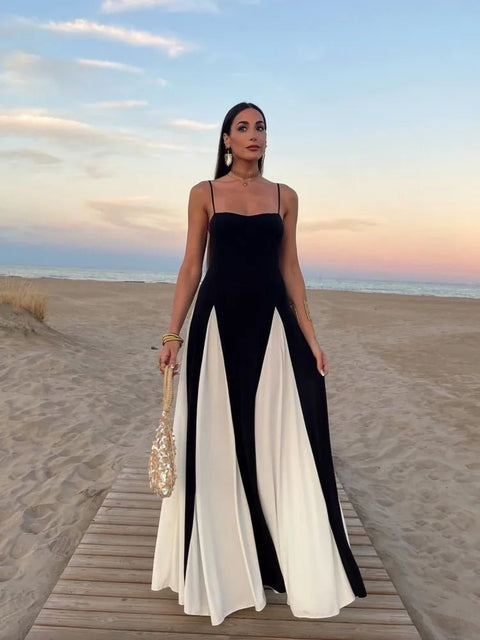 Black and White Maxi Dress
