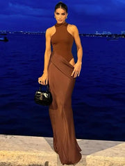 Evening Gown khaki