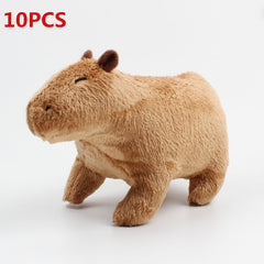 Capybara Plush Toy Kids Simulation Fluffy Soft Stuffed Animal Doll Adults Home Decor Gift