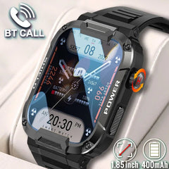 Smart Watch Men Military Grade Health Monitor AI Voice Bluetooth Call Fitness Waterproof iOS Android