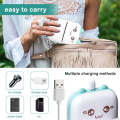 Mini Bluetooth Printer Portable Mobile Phone Photo Label Pocket Printer Student Gift