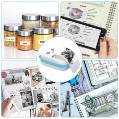 Mini Bluetooth Printer Portable Mobile Phone Photo Label Pocket Printer Student Gift