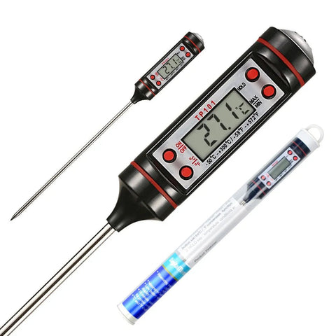 Food Thermometer Digital Electronic Probe Instant Read Baking Cooking Kitchen Temperature Measurement