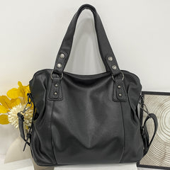 Hobo Shoulder Bag Women Large Capacity Soft Faux Leather Tote Casual Everyday Handbag Purse