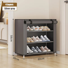 Shoe Rack Cabinet Organizer Multilayer Simple Storage Ergonomic Household Shoe Cabinet Space Saver