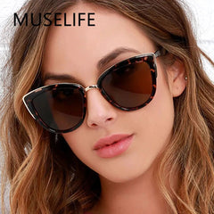 Cat Eye Sunglasses Women Vintage Gradient UV400 Chic Retro Fashion Eyewear