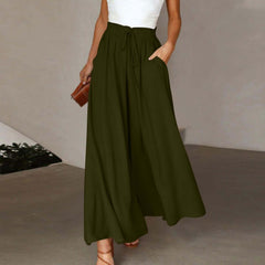 Wide Leg Pants Women Elegant Loose Casual Comfortable Everyday Spring Summer Fashion Trousers